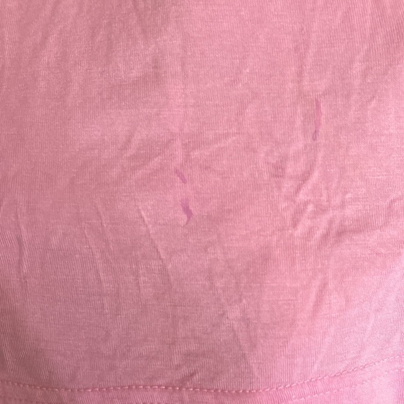 American Glamour Badgley Mischka Women’s Pink Sequin Blouse Size 2X - Picture 4 of 7